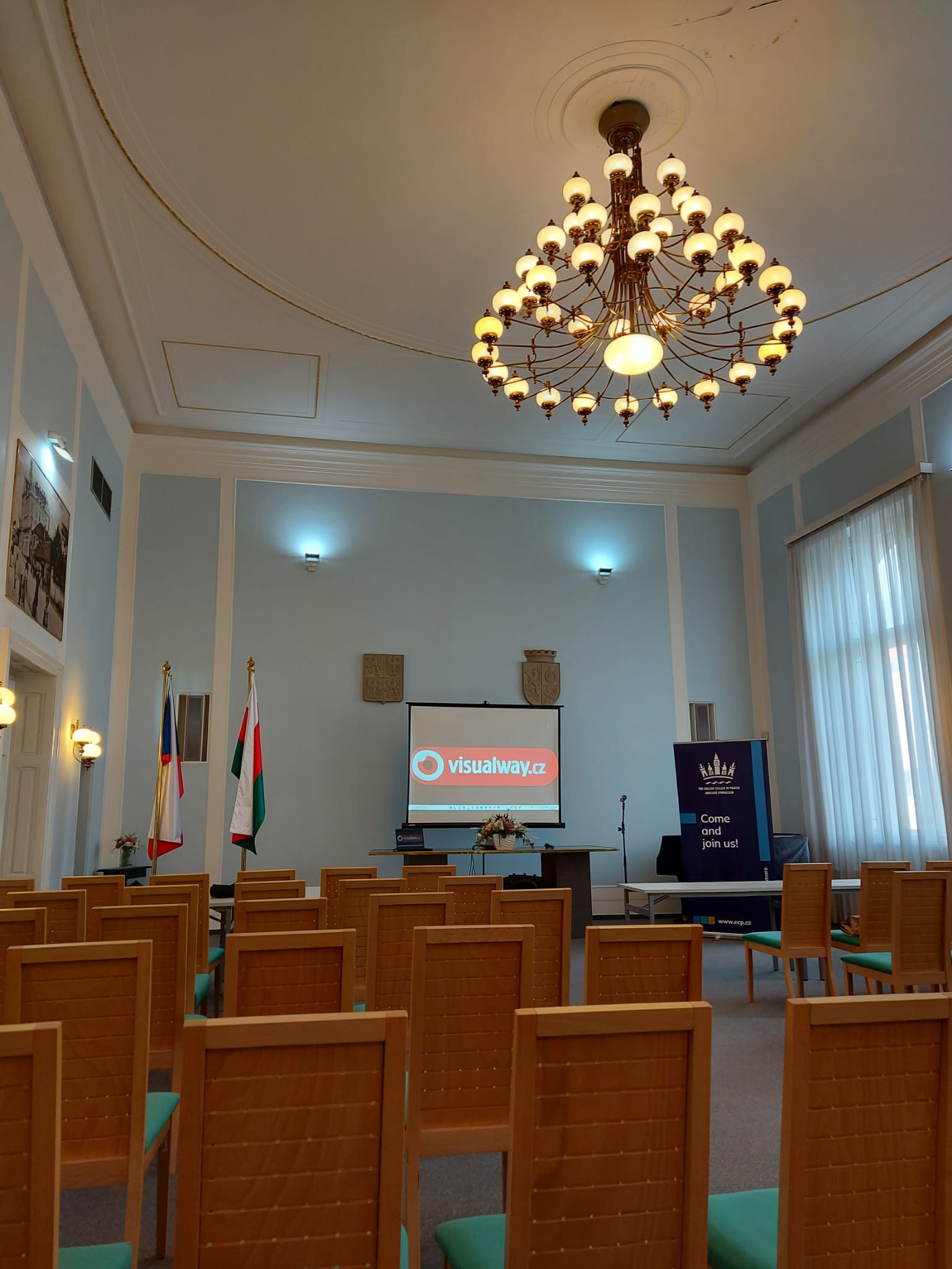 Rental v přednáškové místnosti